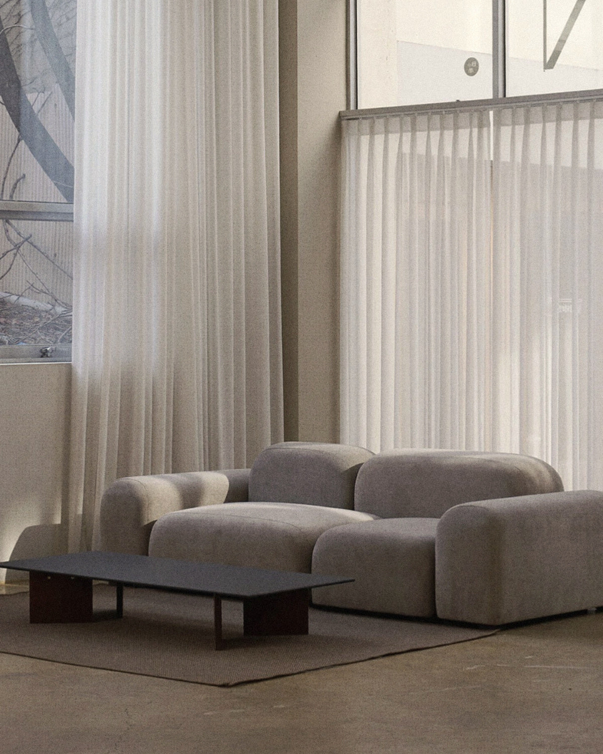 Pebble Sofa 3-Seater B / Nordic 114