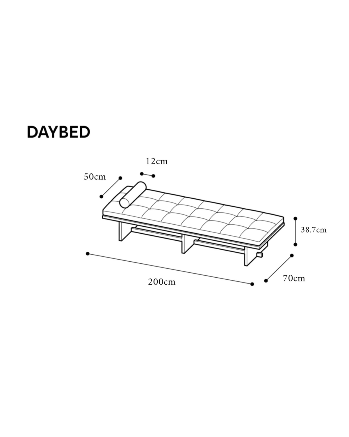 BLANK DAYBED