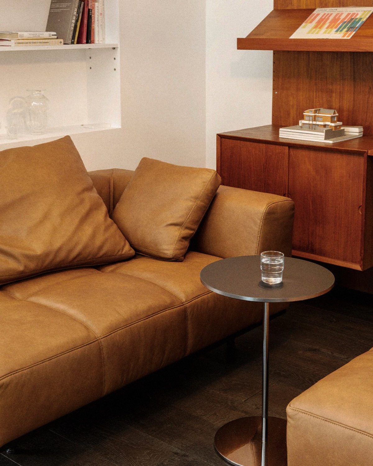 Tartan Sofa 3-Seater Corner / Combi Leather / Vele 01