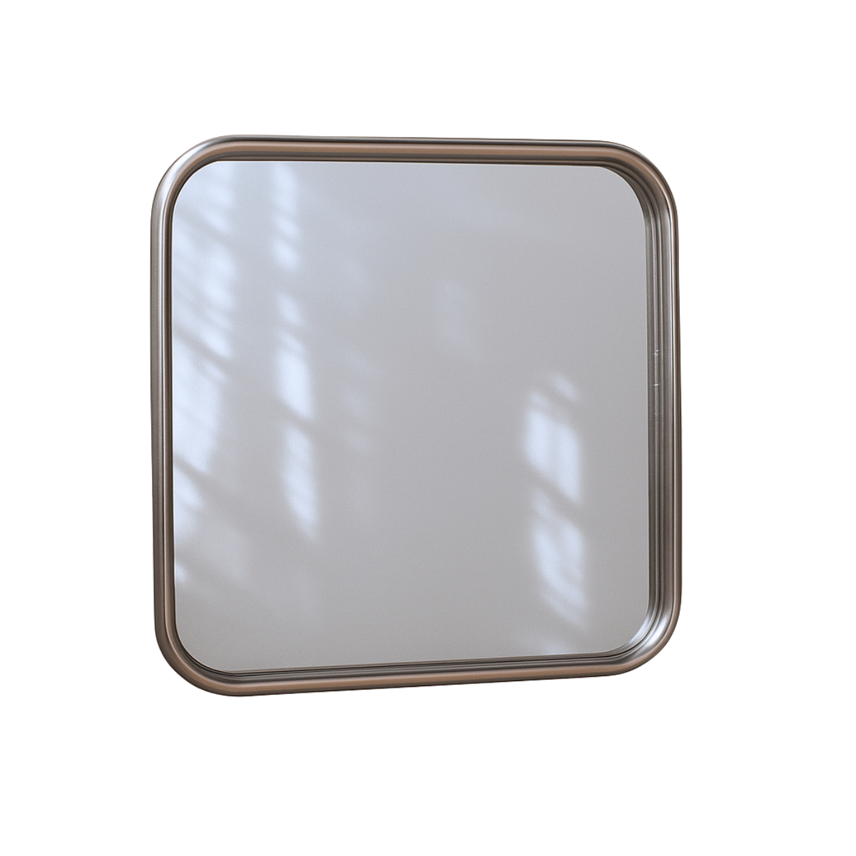 Silver Square Mirror
