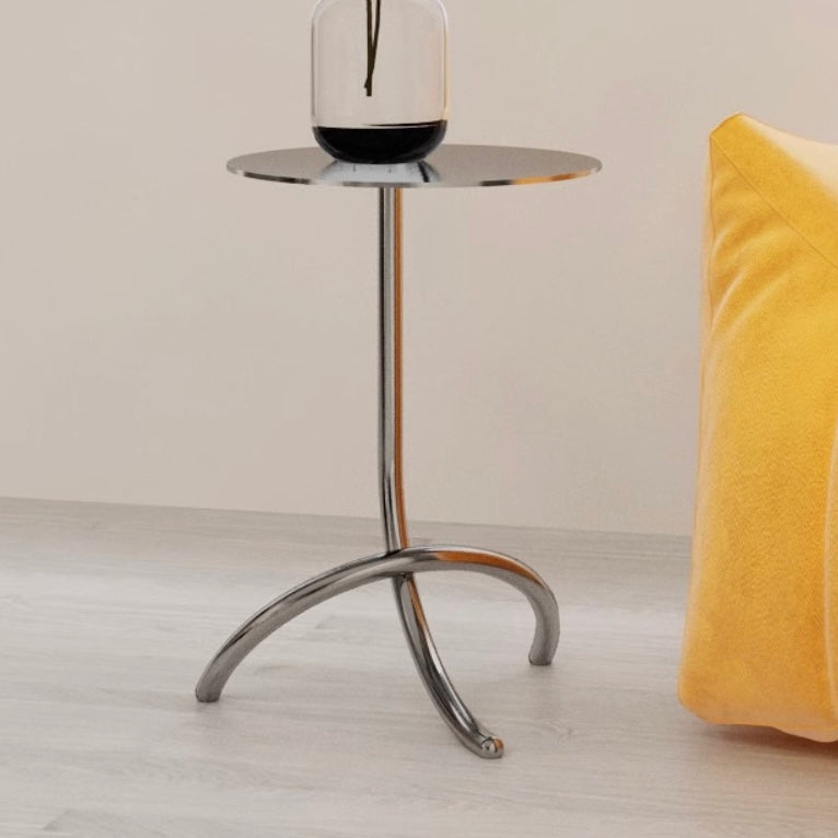 Simple stainless steel coffee table