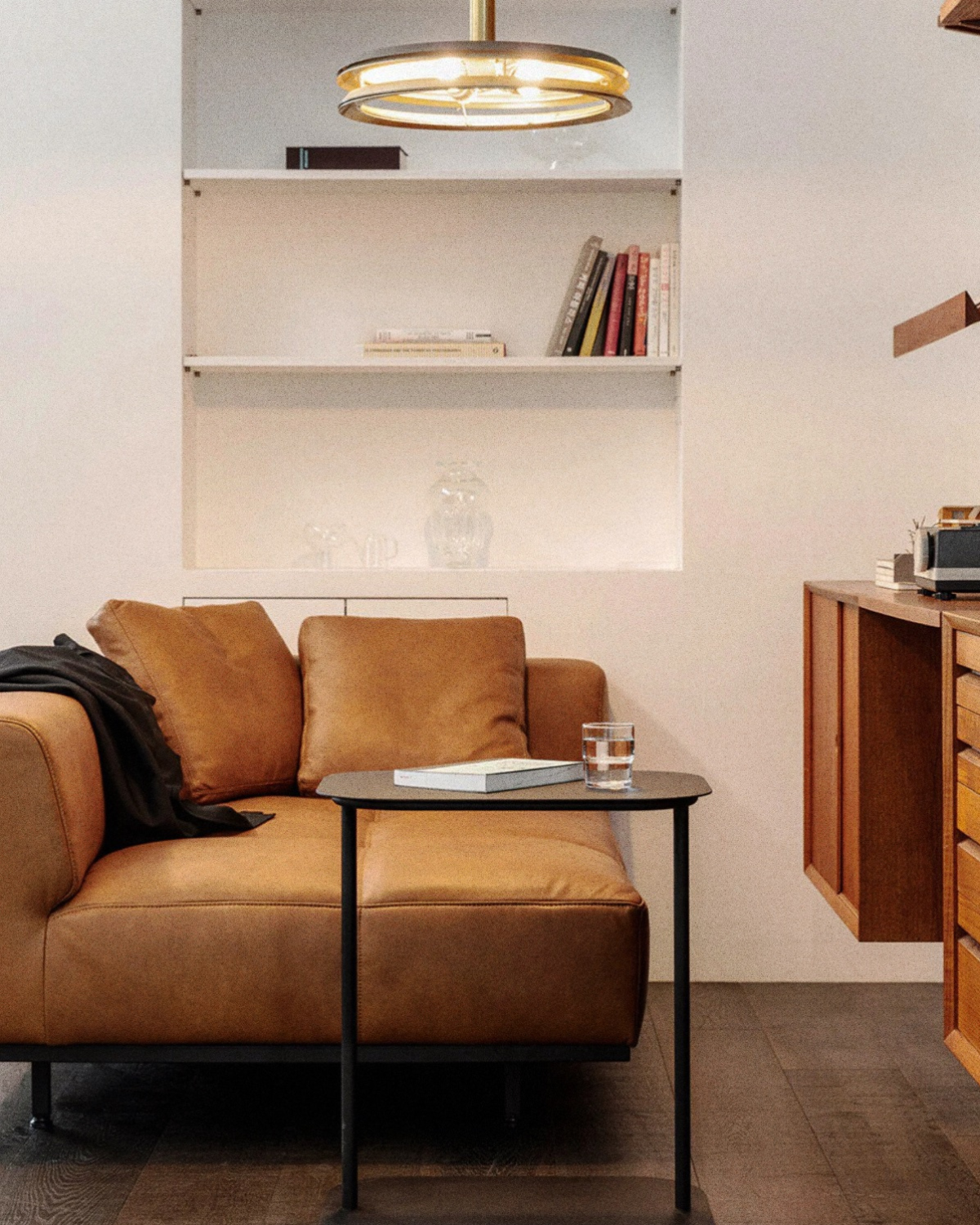 Tartan Sofa 3-Seater Corner / Combi Leather / Vele 01