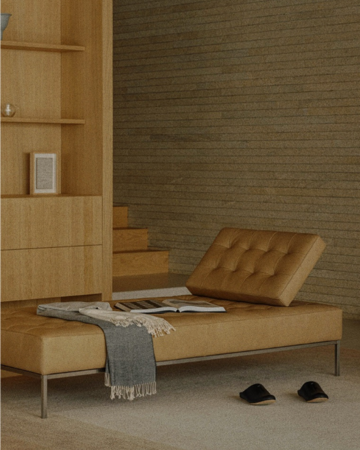 Homme Sofa - combi leather
