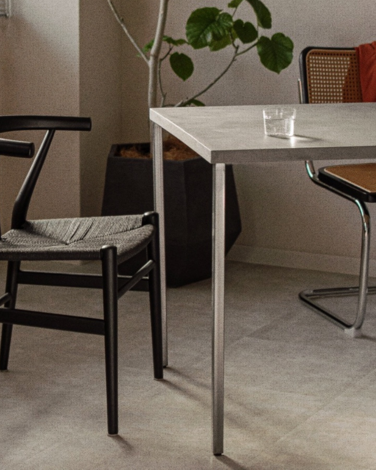 Concrete Straight Table