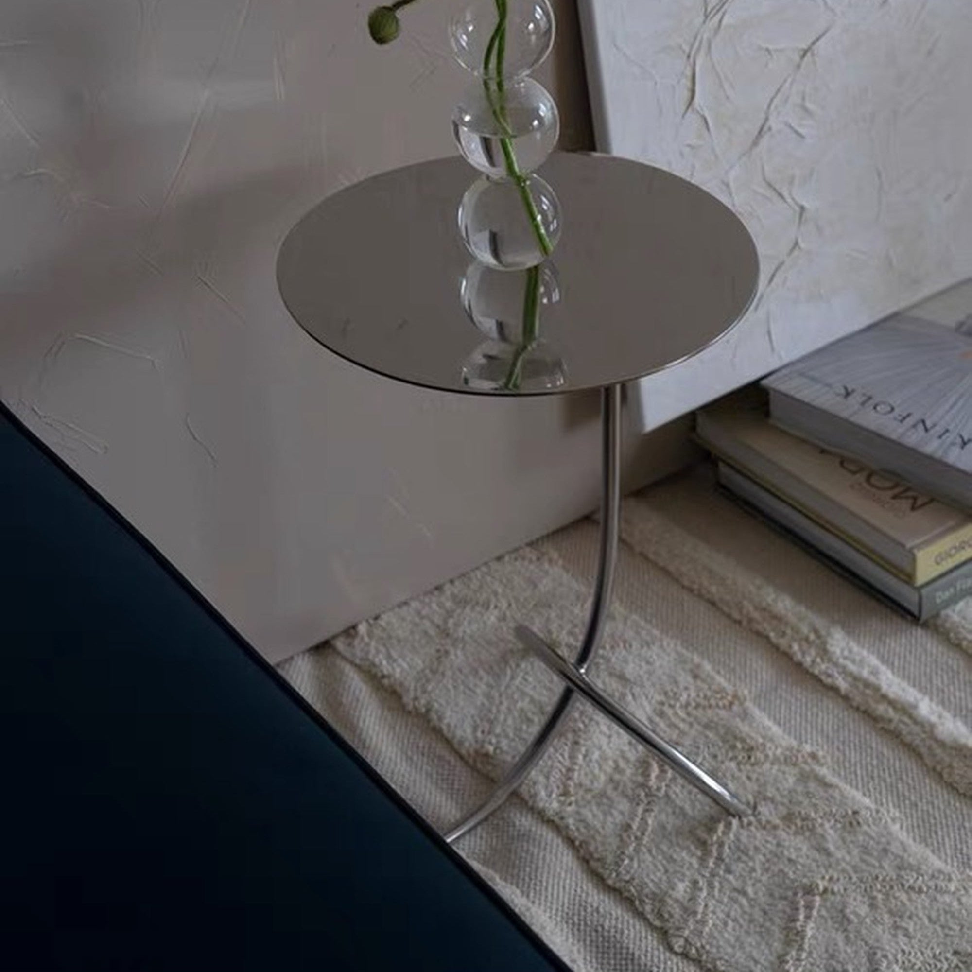 Simple stainless steel coffee table