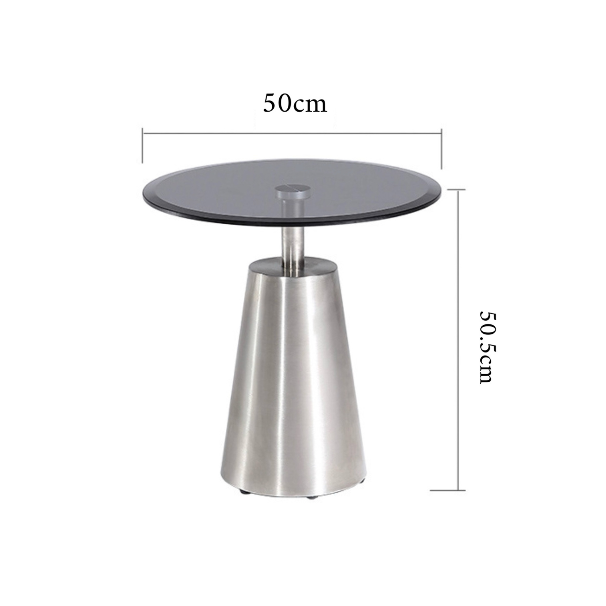 Cone Side Table – N2 stainless Cone Side Table – N2 stainless