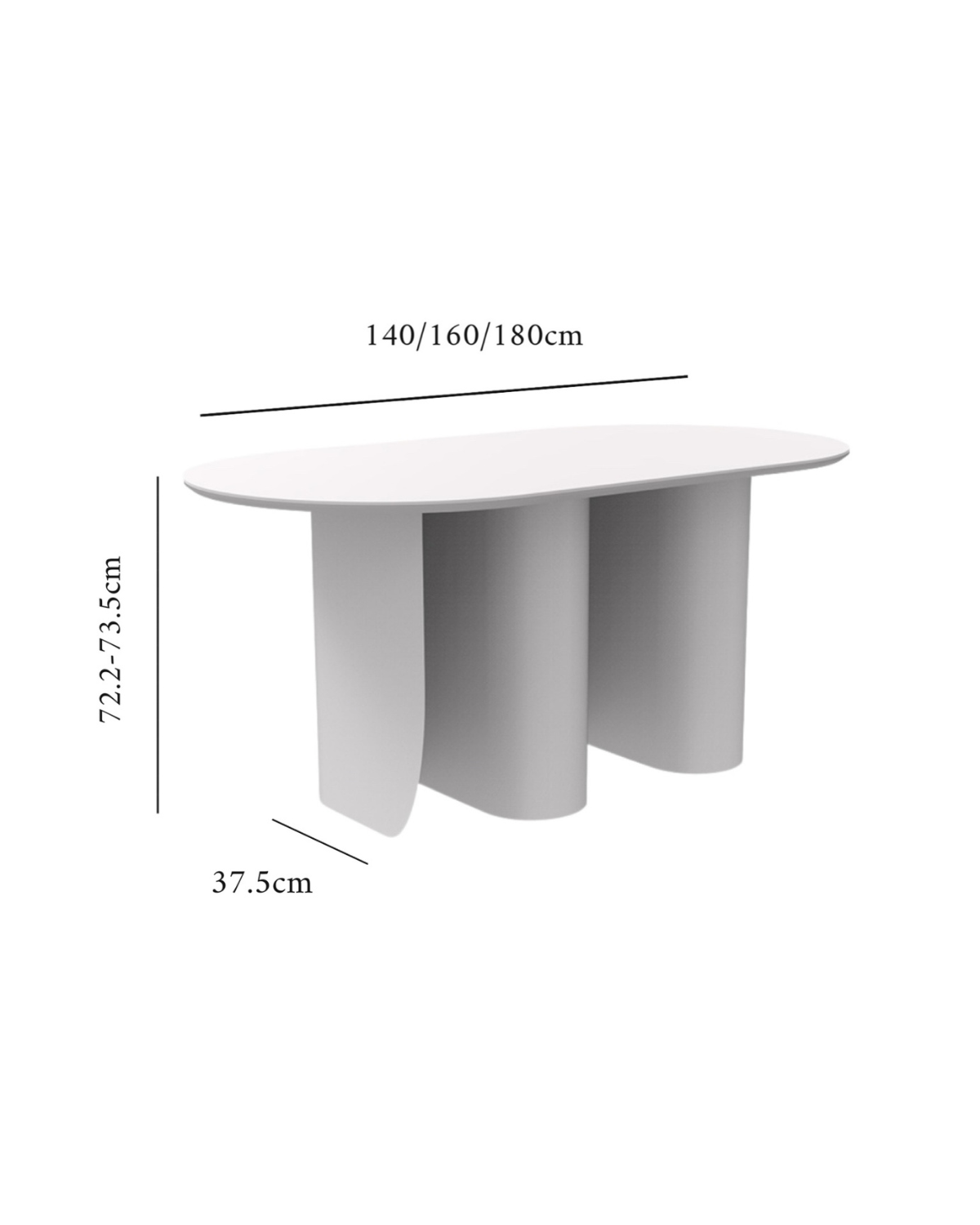 【OUTLET】Silhouette Oval Table