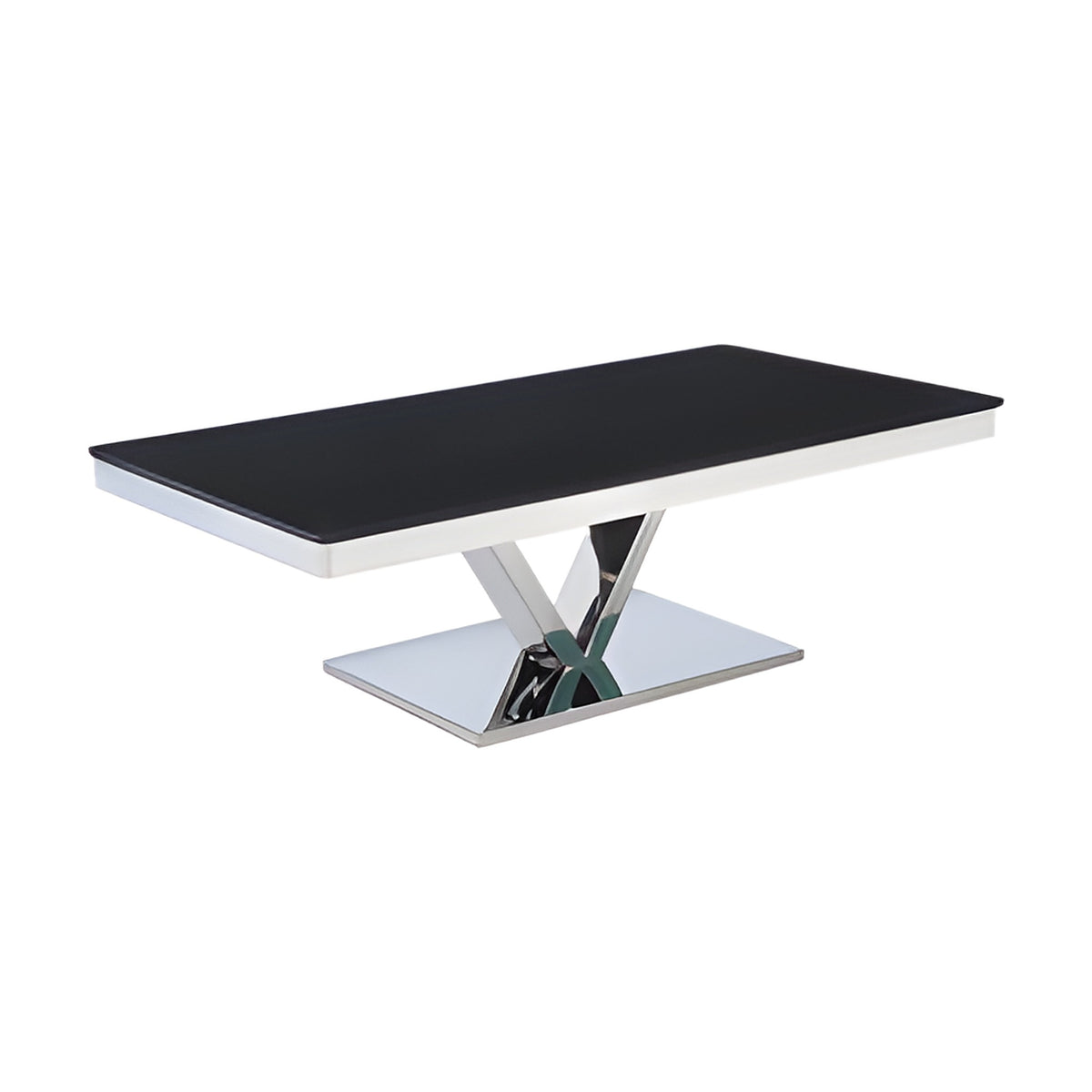 Vee Pedestal Coffee Table