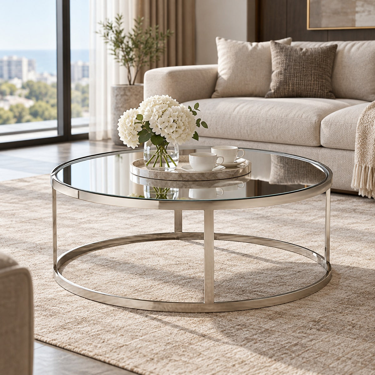 Halo Ring Coffee Table 使用イメージ