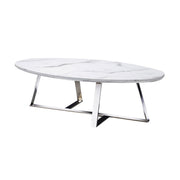 Oval Marble Coffee Table メイン