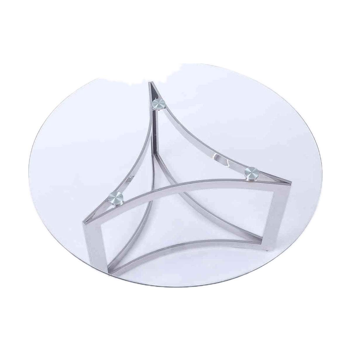 Trefoil Glass Coffee Table