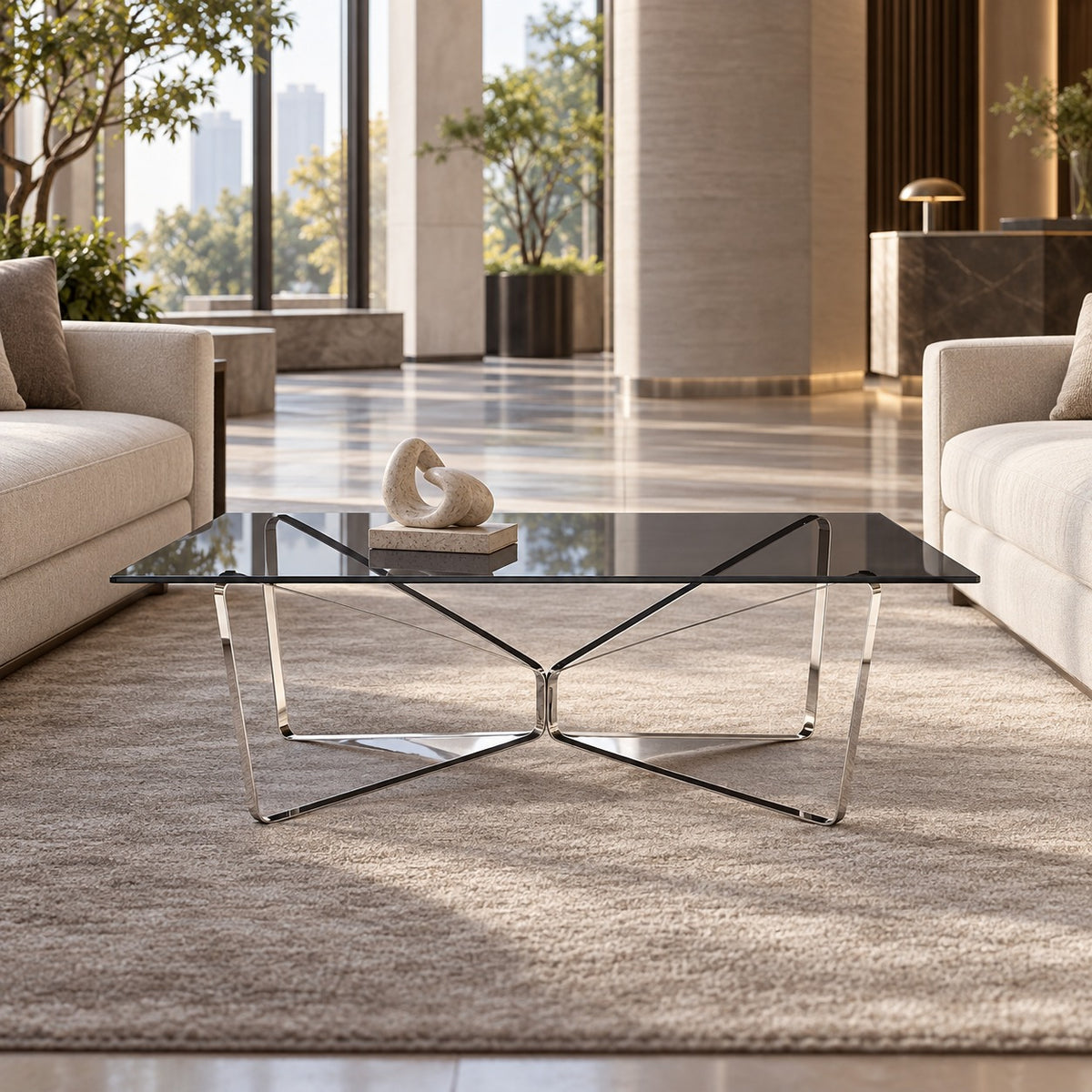 Wire X Coffee Table 使用イメージ