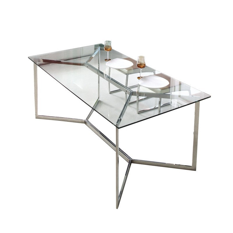 Strut Glass Dining Table メイン
