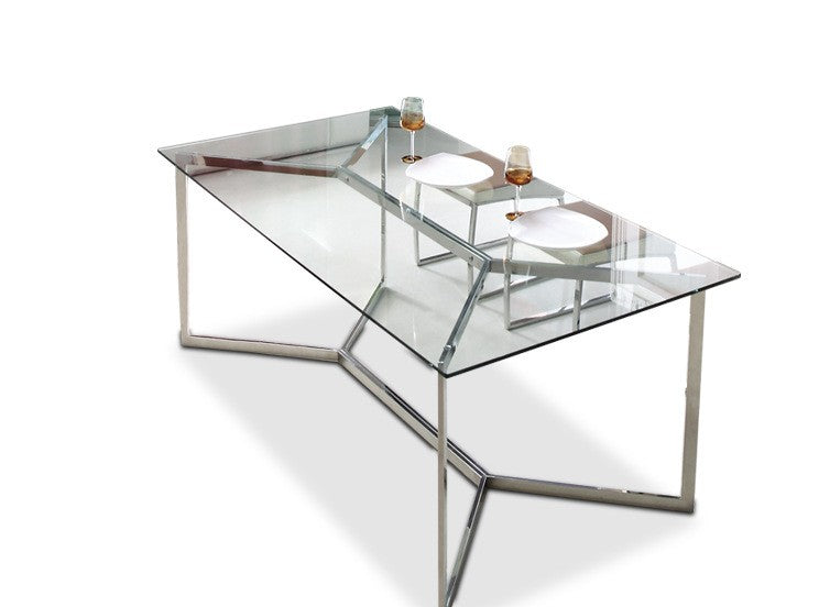 Strut Glass Dining Table シーン