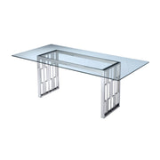 Lattice Glass Dining Table メイン