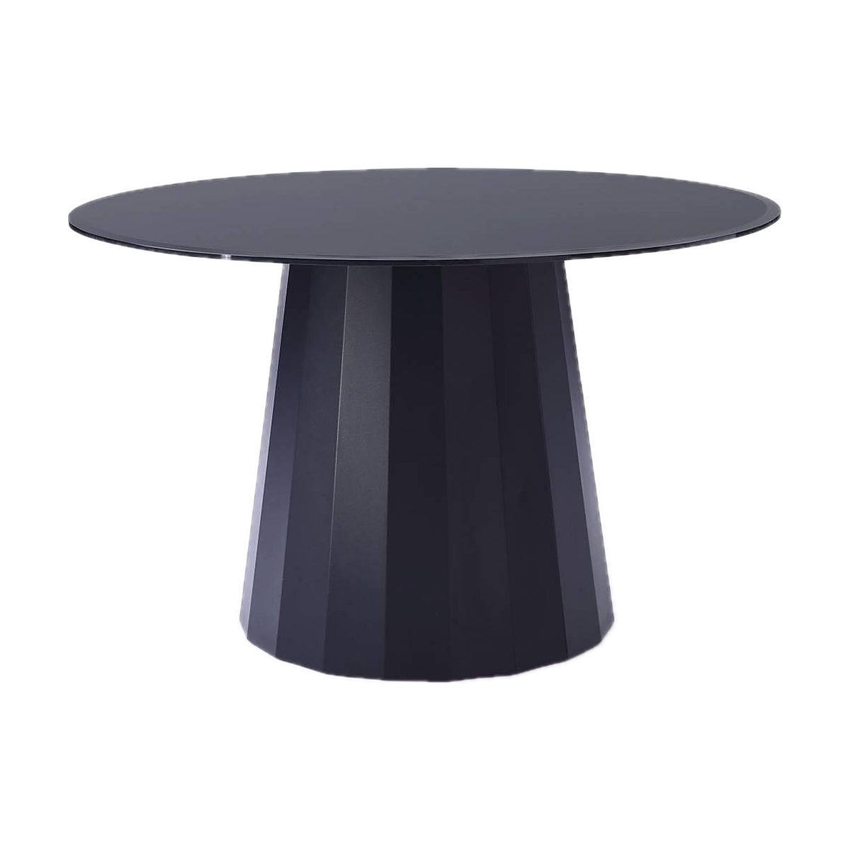 Noir Cone Round Dining Table