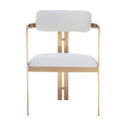 Gold Arc Arm Chair