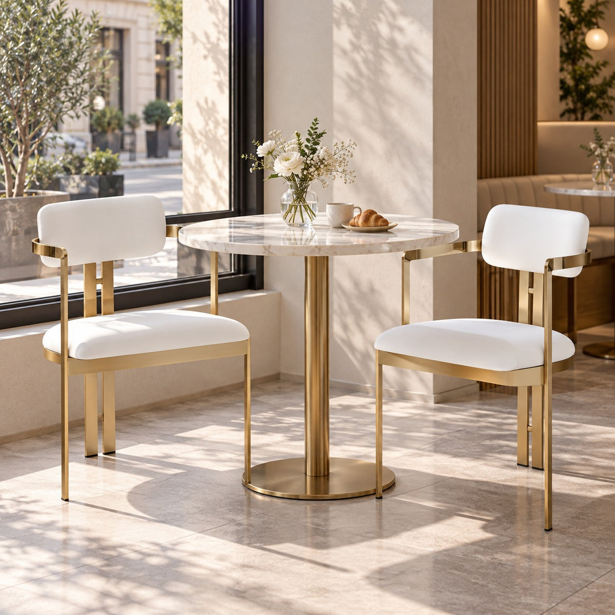 Gold Arc Arm Chair 使用イメージ