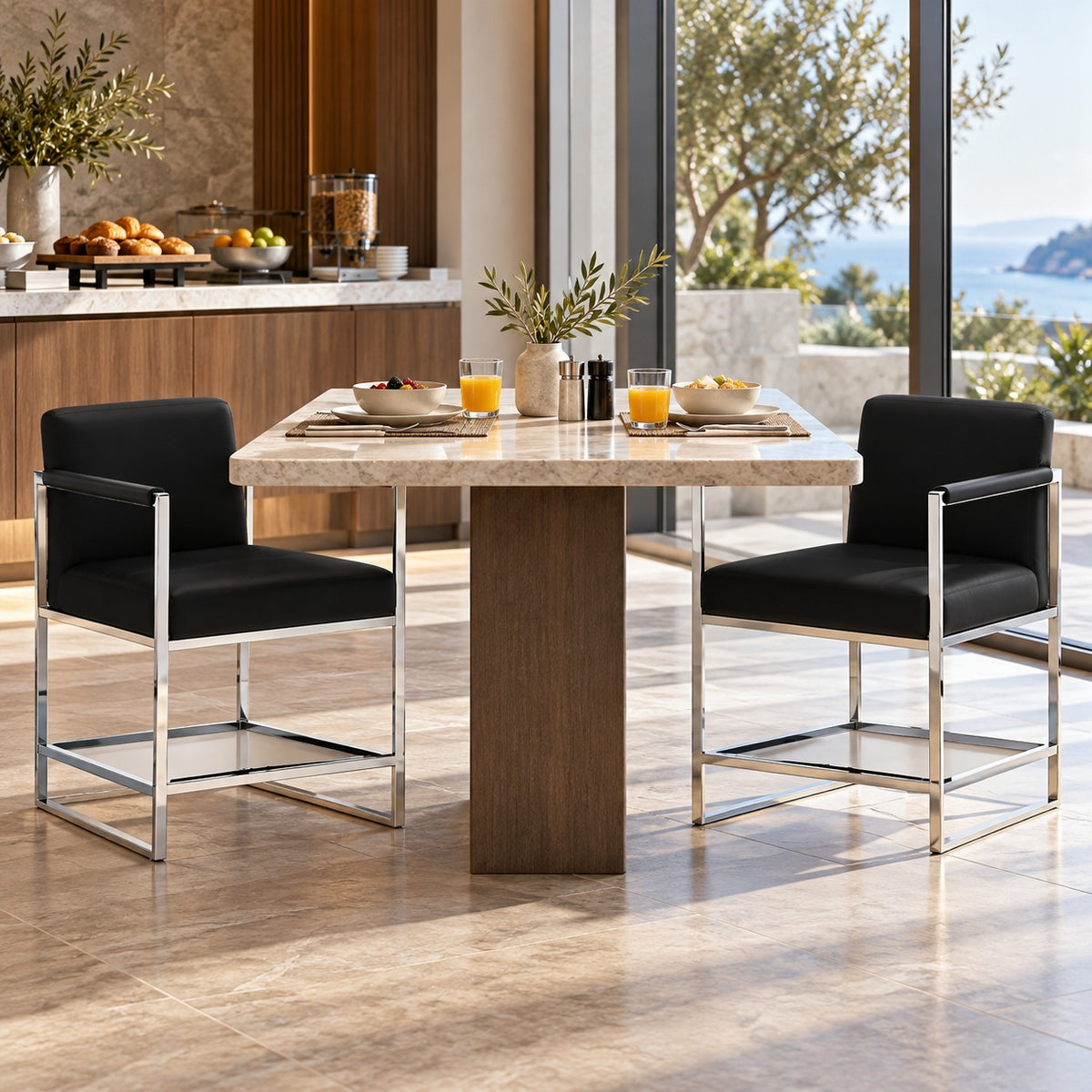 Tube Arm Dining Chair 使用イメージ
