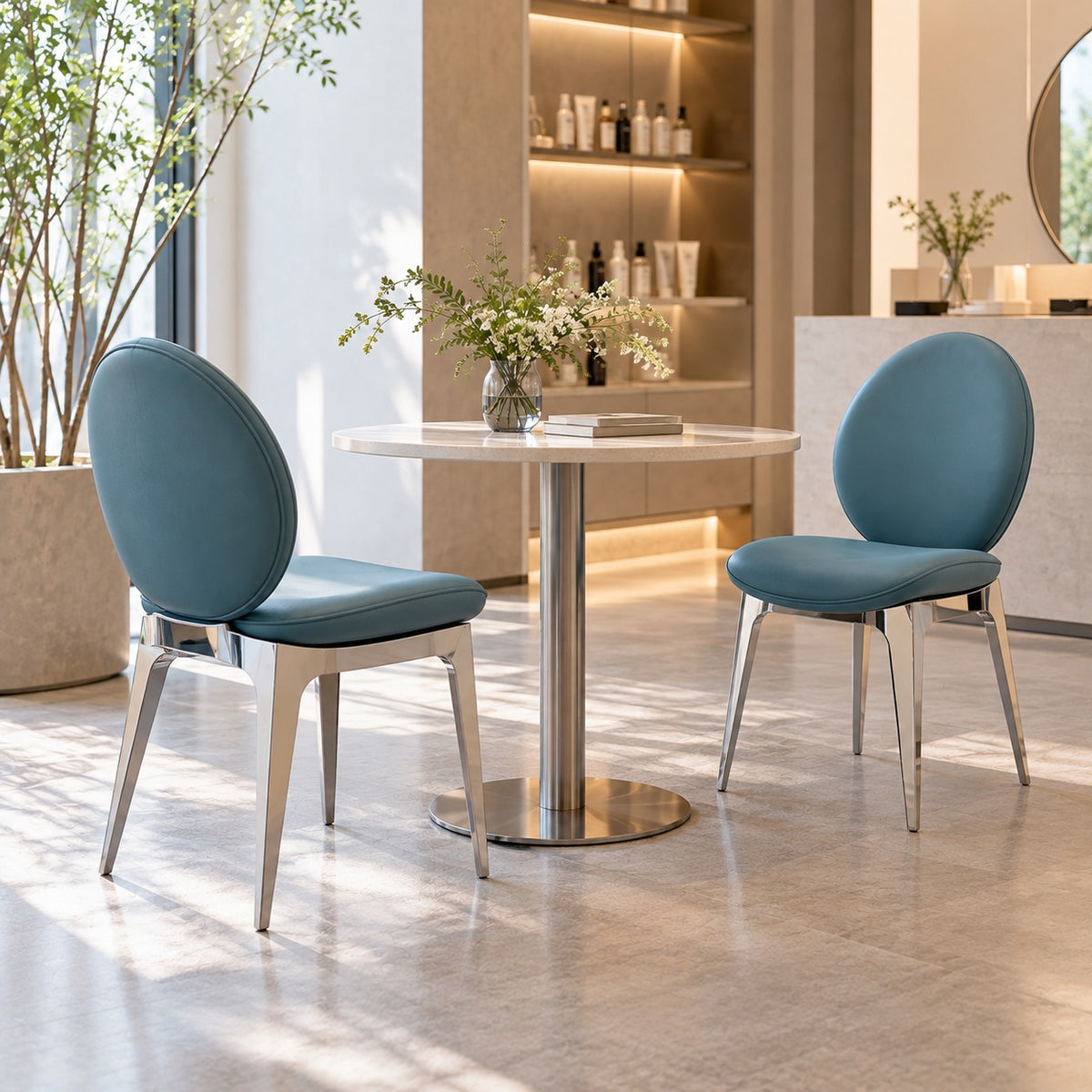 Disc Back Dining Chair 使用イメージ（サロン）