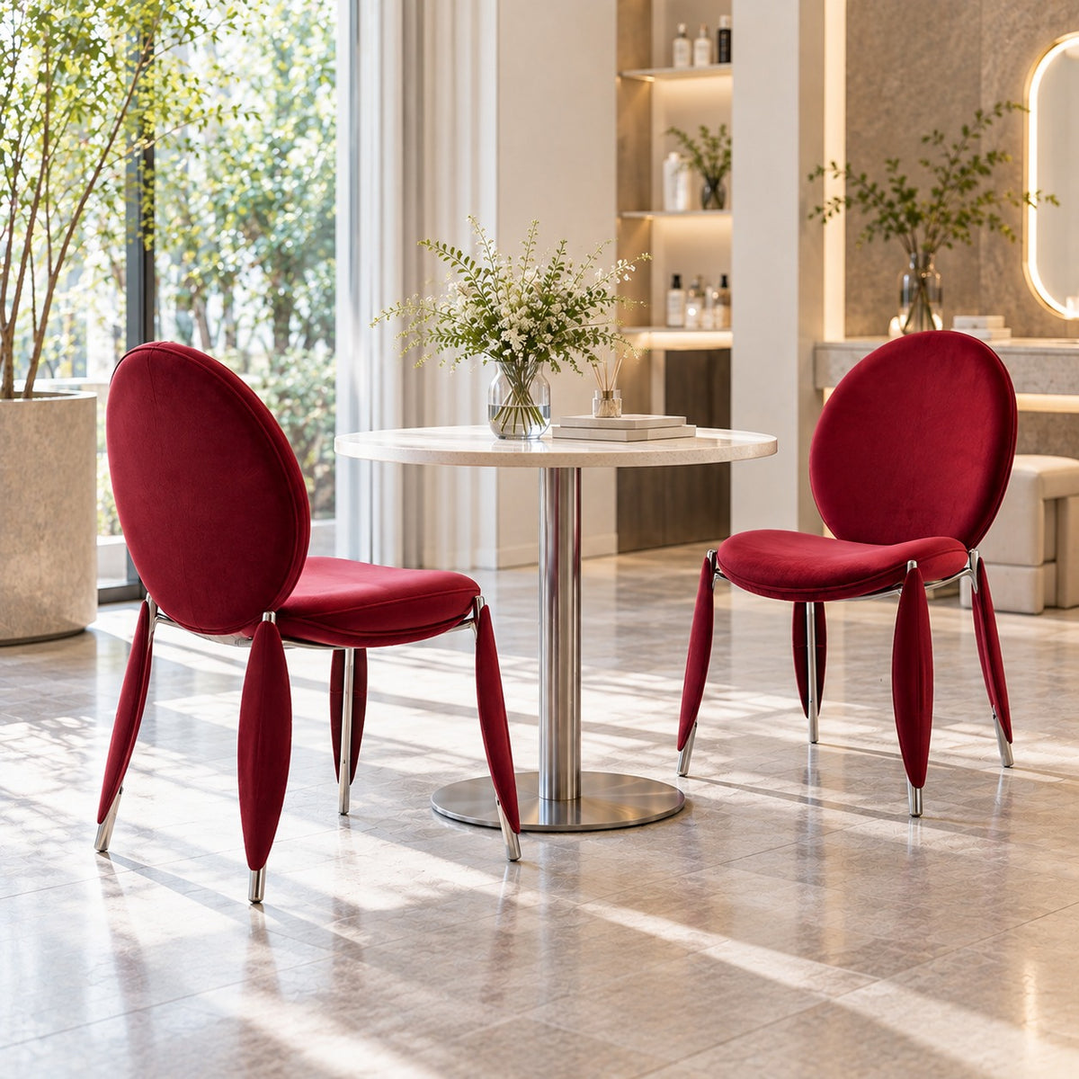 Petal Dining Chair 使用イメージ（サロン）
