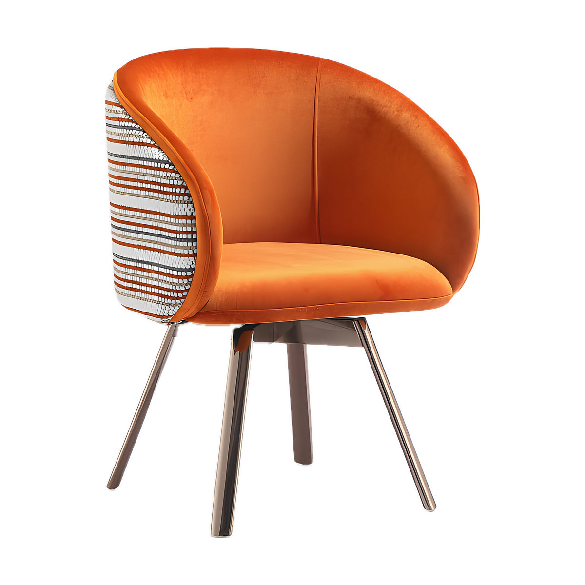 Stripe Back Tub Chair