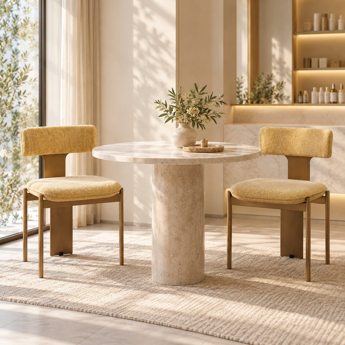 T Back Dining Chair 使用イメージ（サロン）