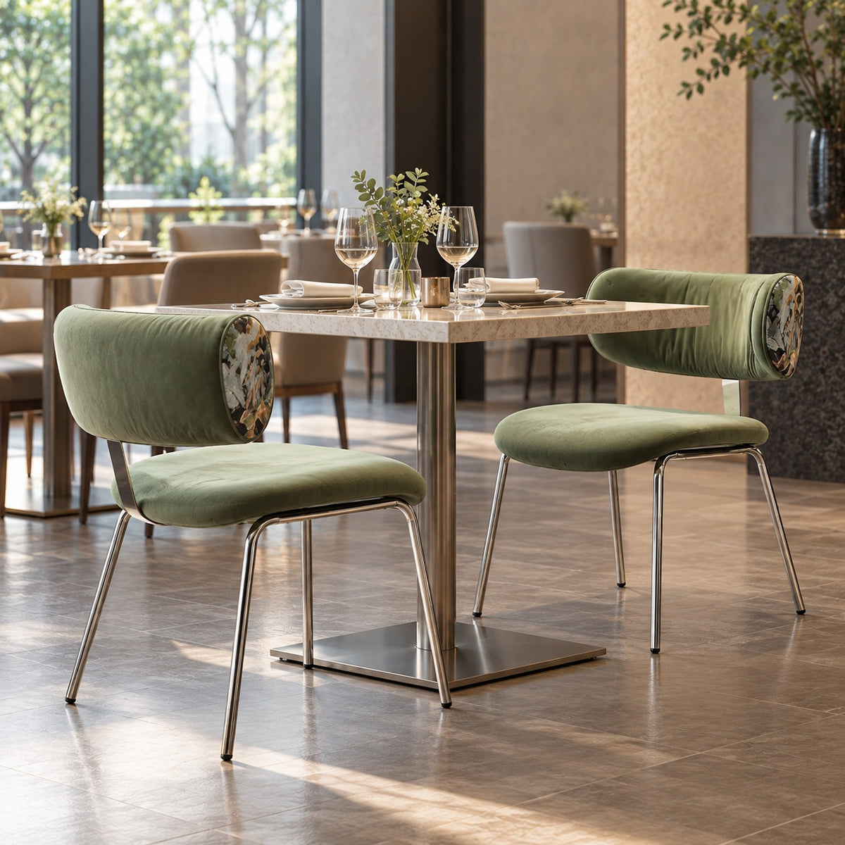 Accent Back Dining Chair 使用イメージ