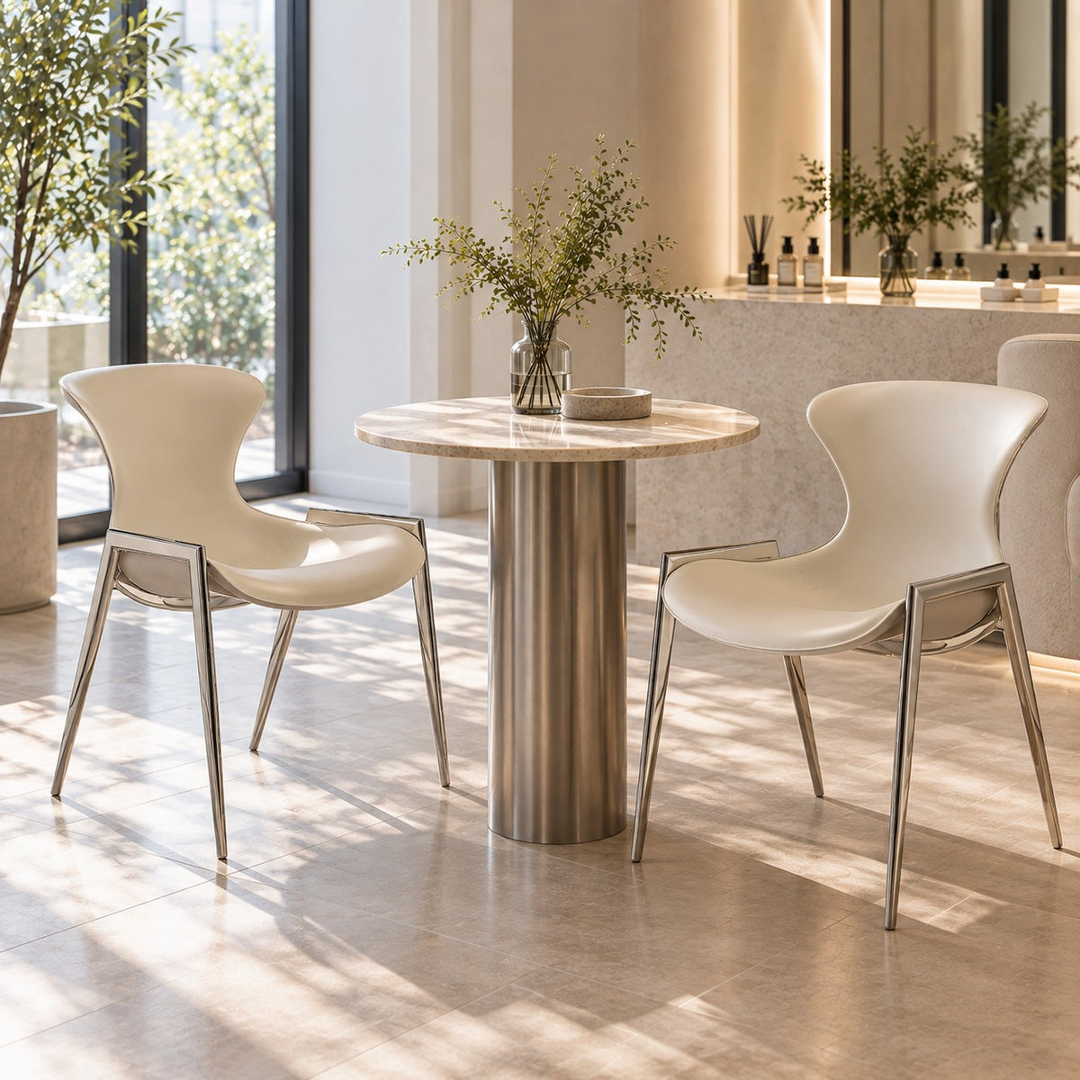 Sculpt Dining Chair 使用イメージ（サロン）