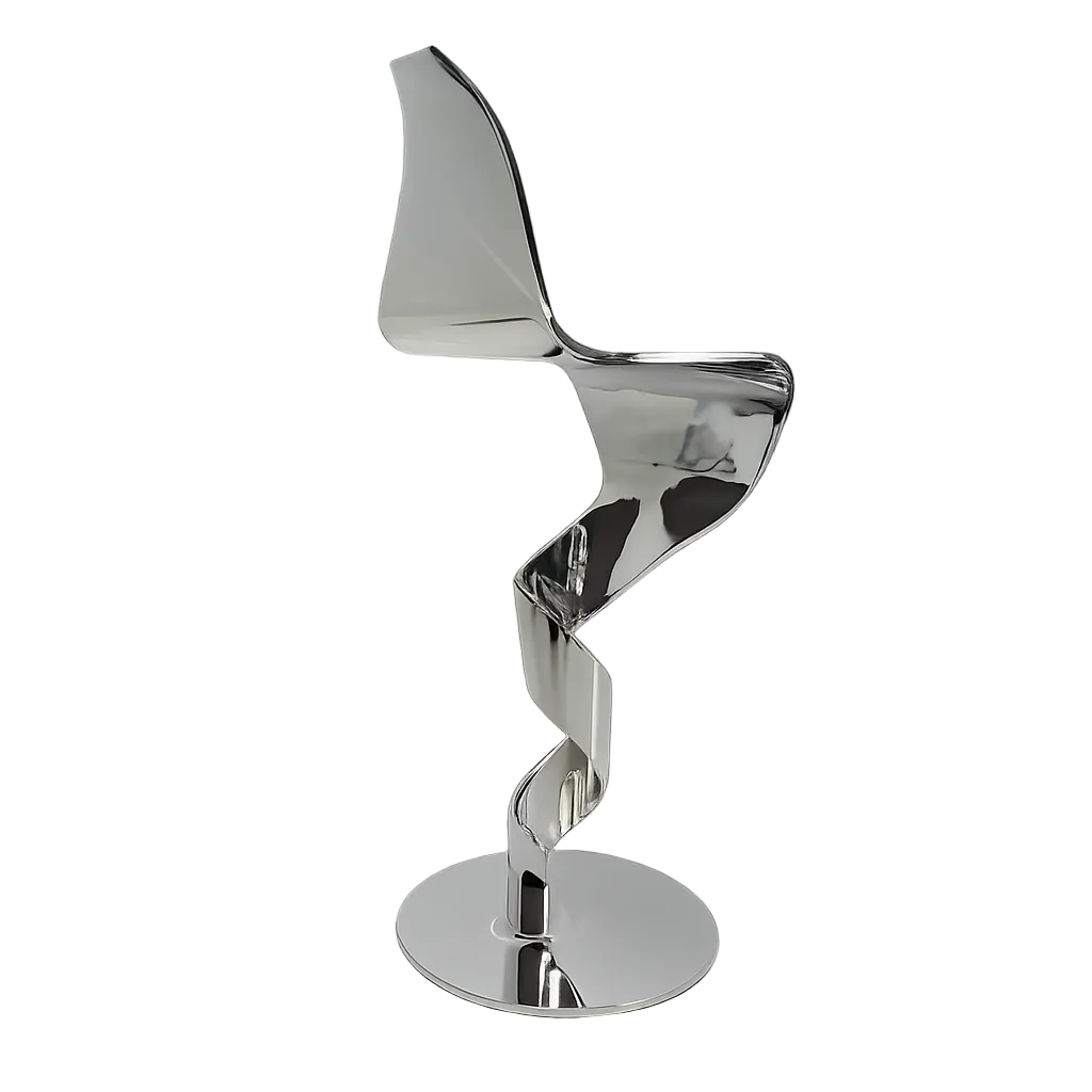 Bow counter chair