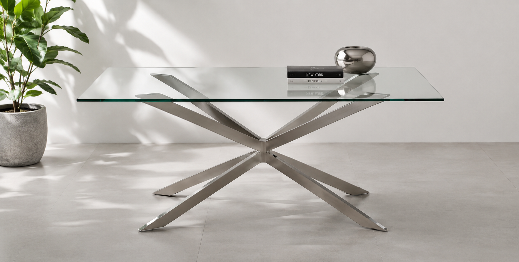 Stellar Glass Dining Table