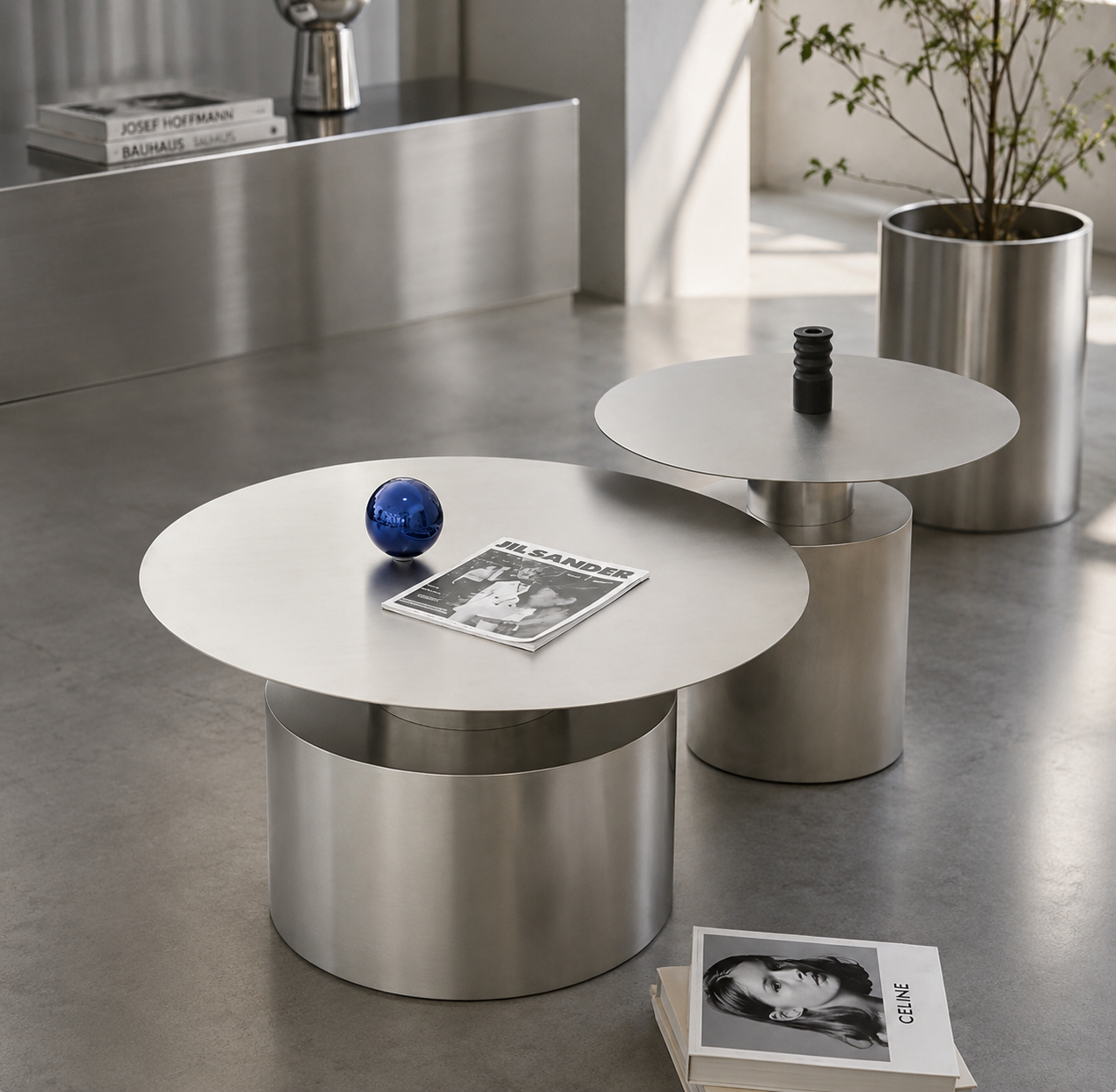 Stainless Round Table