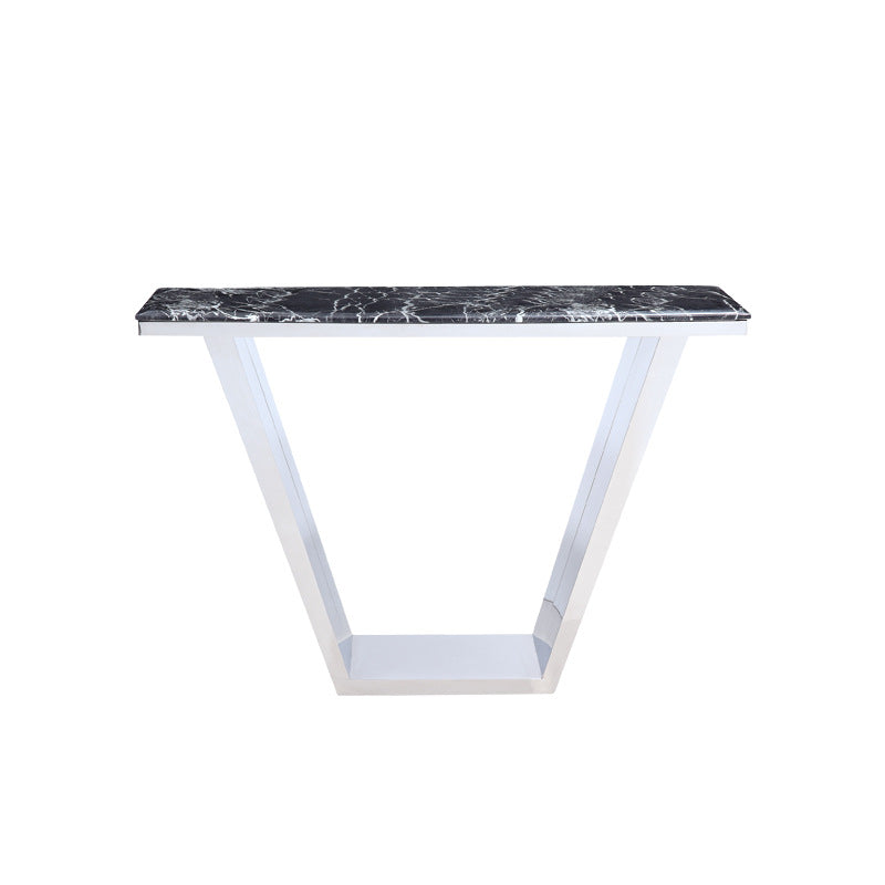 Trapeze Marble Console