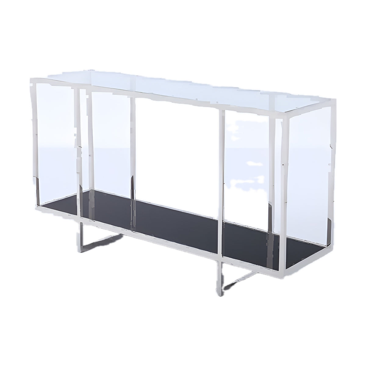 Wide Deck Glass Console