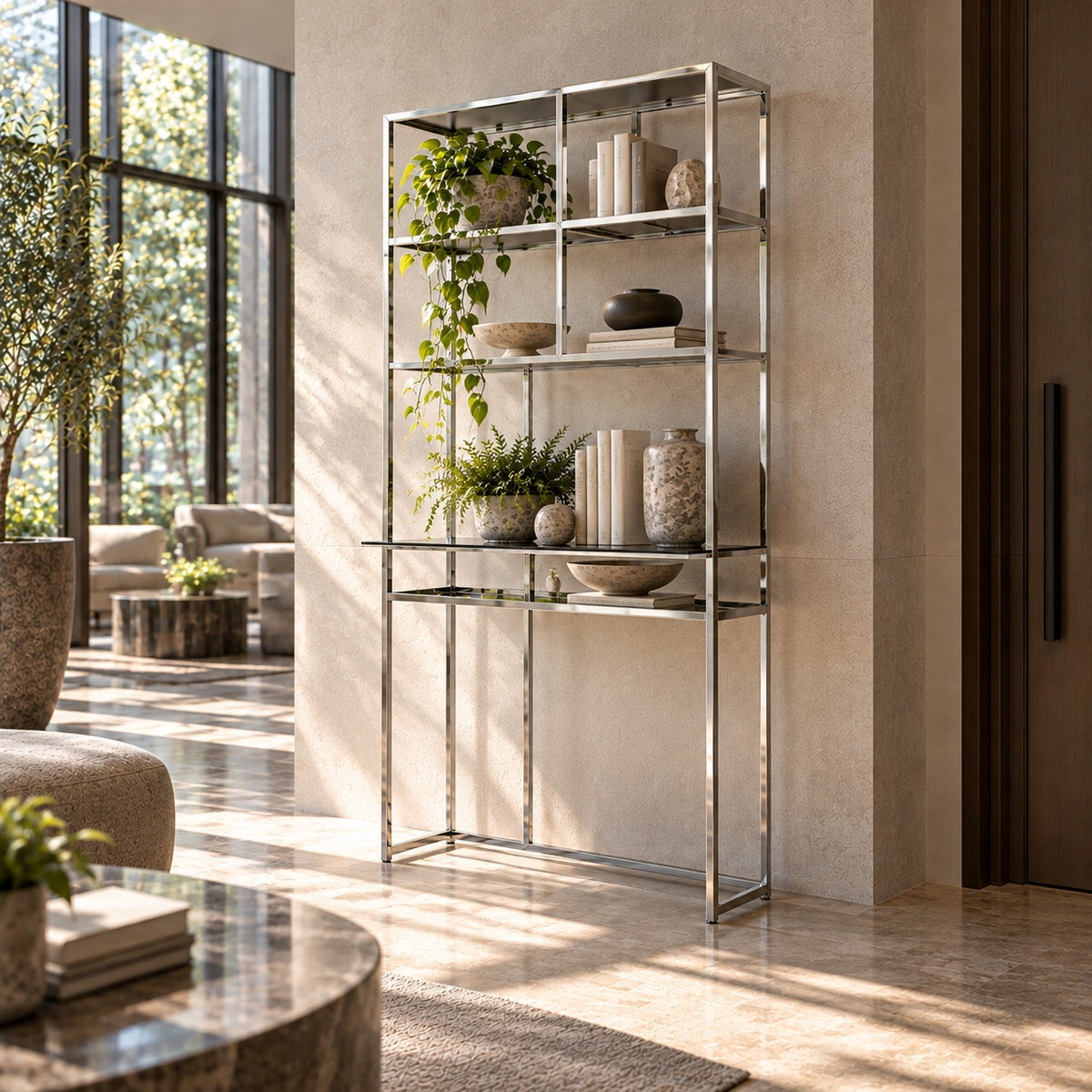 Column Display Shelf 使用イメージ（ホテル）