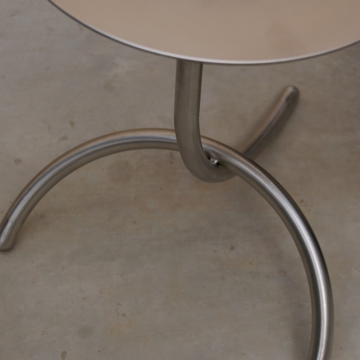 Simple stainless steel coffee table