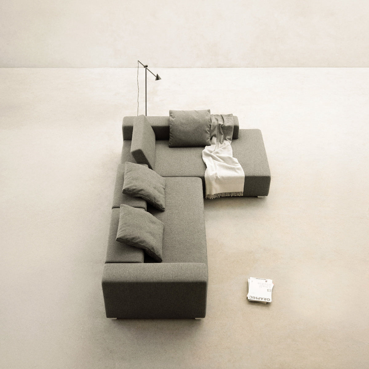 Lay Sofa - Fabric