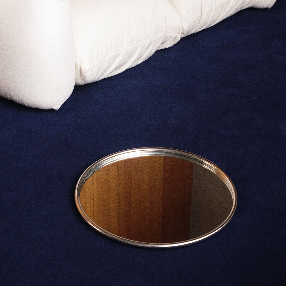 Silver Circle Mirror