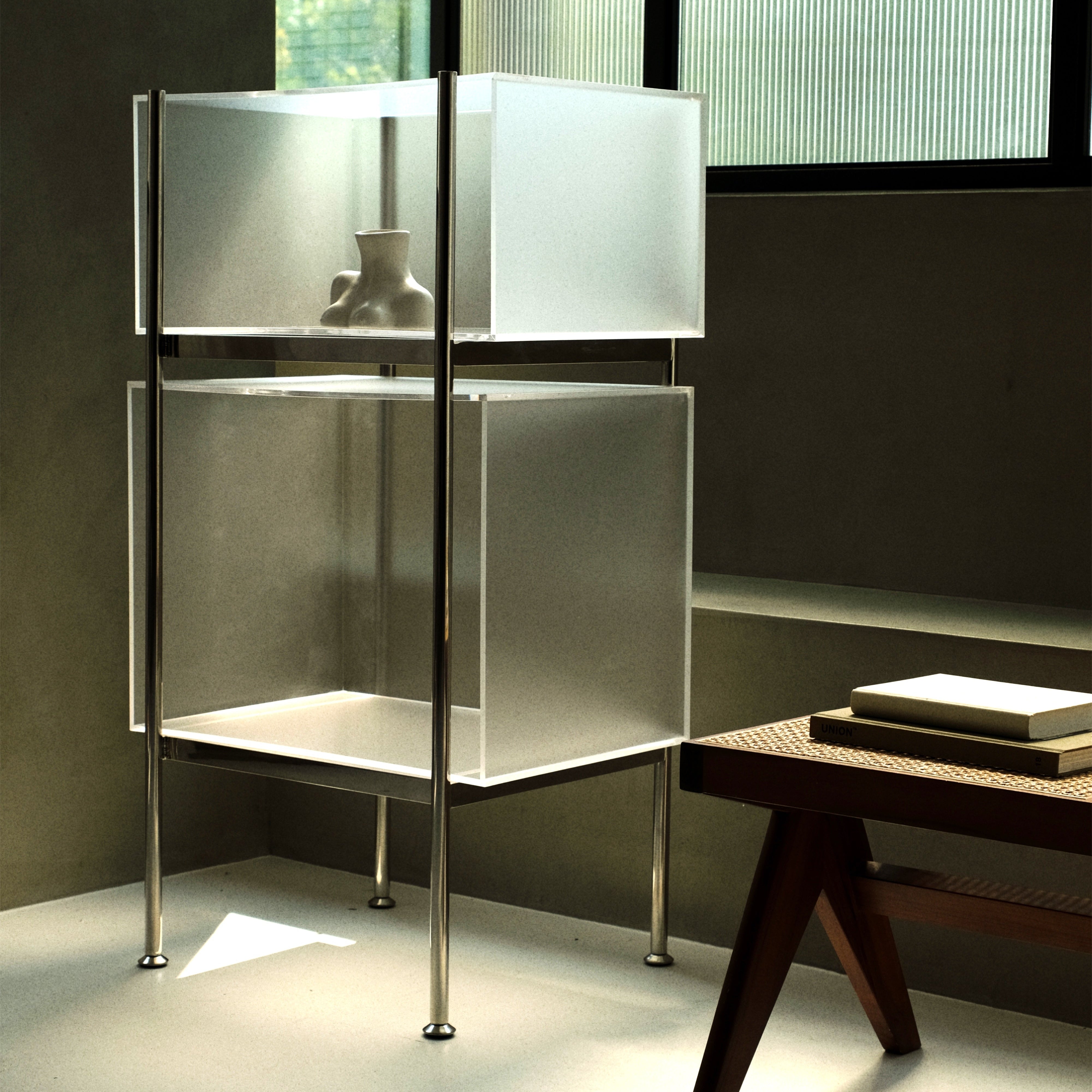 Palette Cube Shelf – N2 stainless