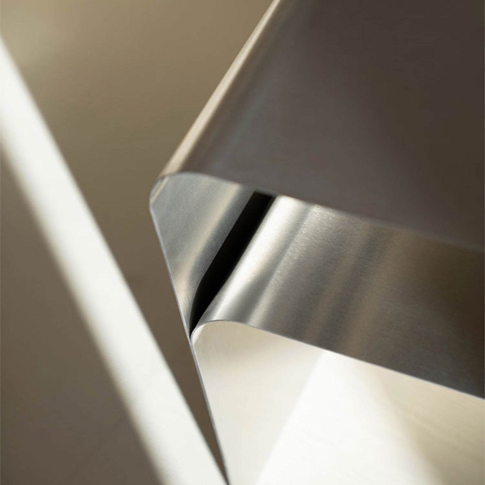 Stainless Curved Side Table
