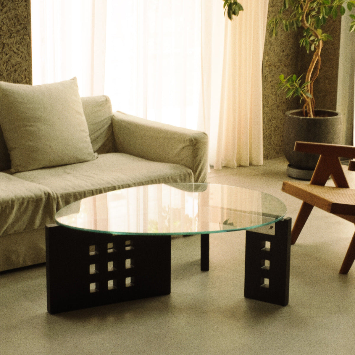 Square Hole Low Table