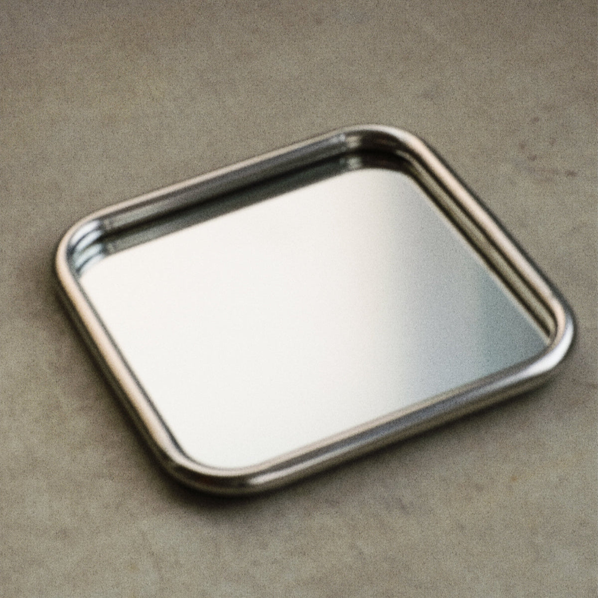 Silver Square Mirror