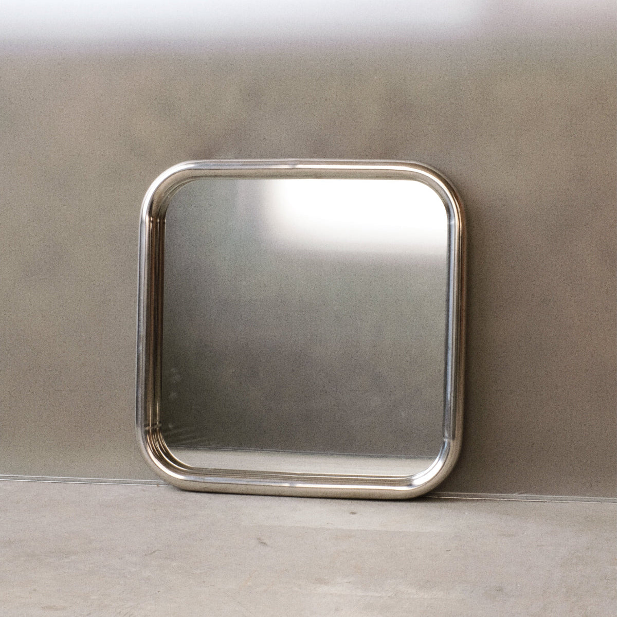 Silver Square Mirror