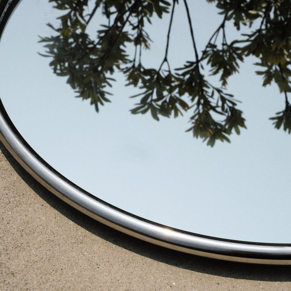 Silver Circle Mirror