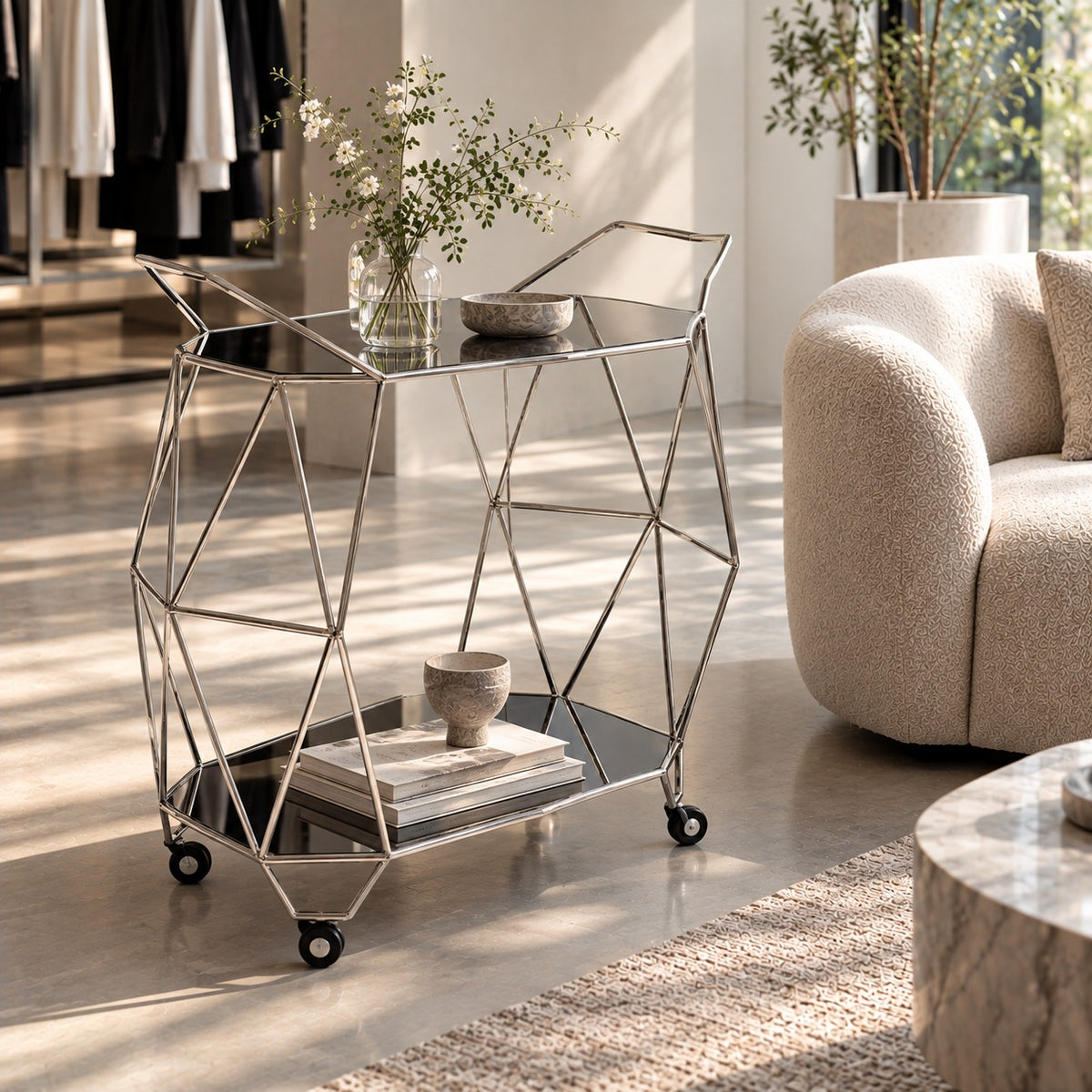 Facet Bar Cart 使用イメージ（アパレル店）