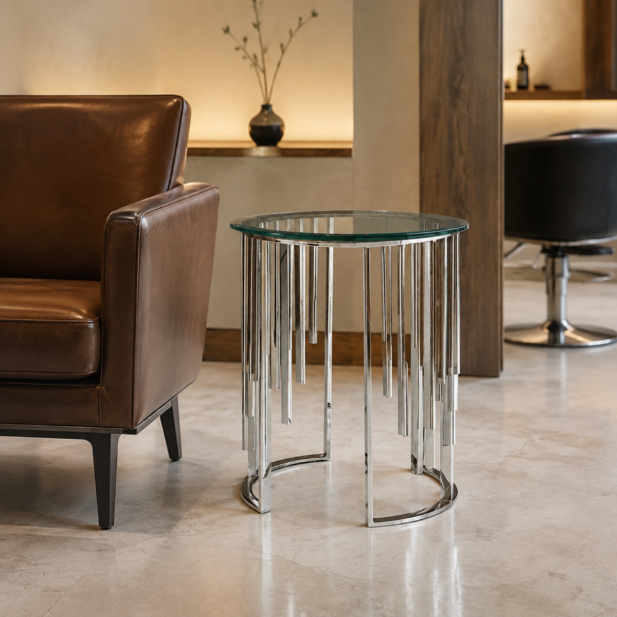 Cascade Side Table｜サロン待合｜正方形