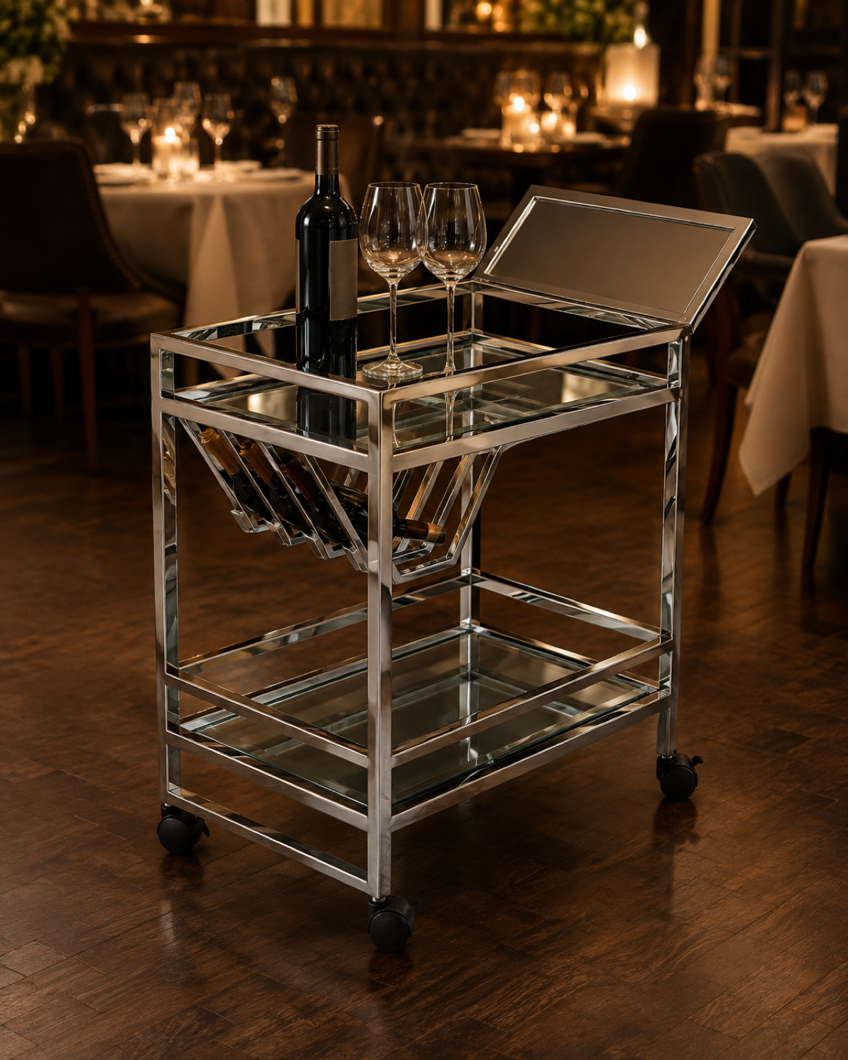 Sommelier Serving Cart｜レストラン