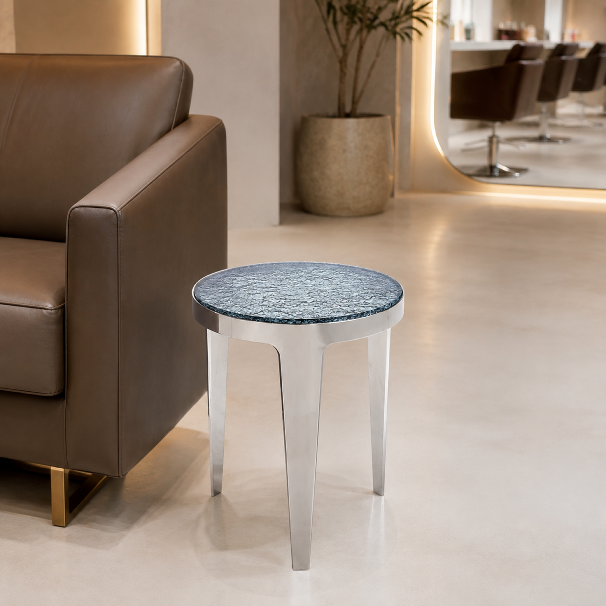 Crackle Side Table｜サロン待合｜正方形