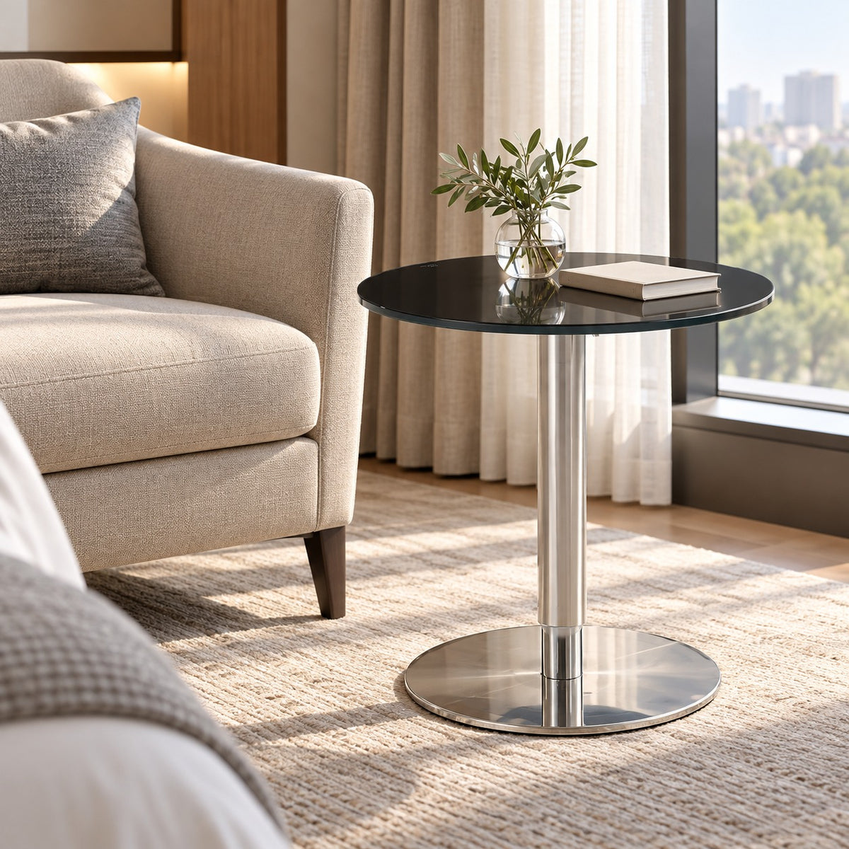 Lift Round Side Table 使用イメージ