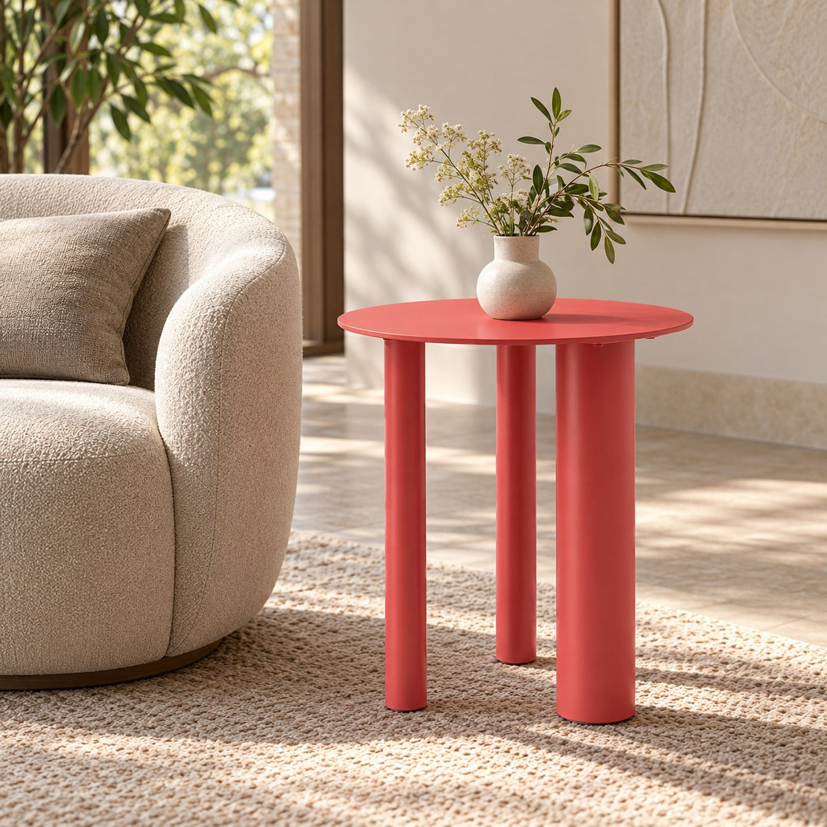 Trio Column Side Table 使用イメージ